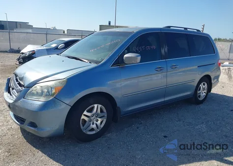 2007 Honda Odyssey Ex-L z USA, uszkodzony, nr VIN 5FNRL38707B079280